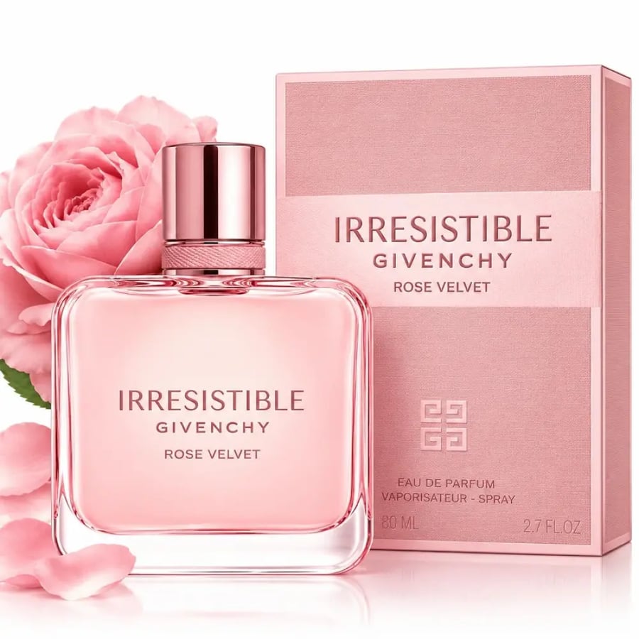 عطر جيفنشي إريزيستبل روز فيلفيت للنساء أو دو بارفيوم 80 مل | Givenchy Irresistible Rose Velvet EDP 80ml