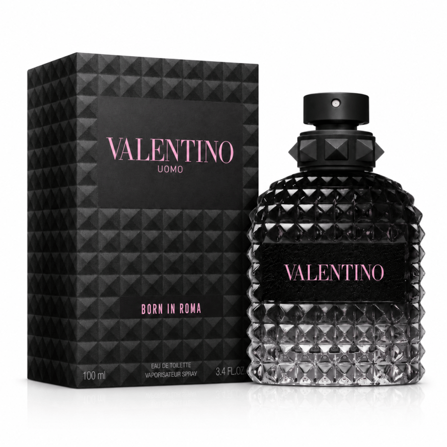 عطر فالنتينو أومو بورن إن روما للرجال 100 مل – أو دو تواليت | Valentino Uomo Born In Roma Eau de Toilette 100ml