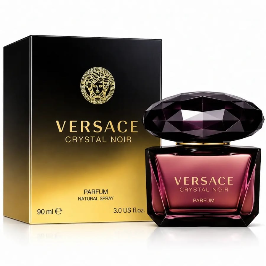 عطر فيرساتشي كريستال نوار بارفان للنساء 90 مل | Versace Crystal Noir Parfum 90ml