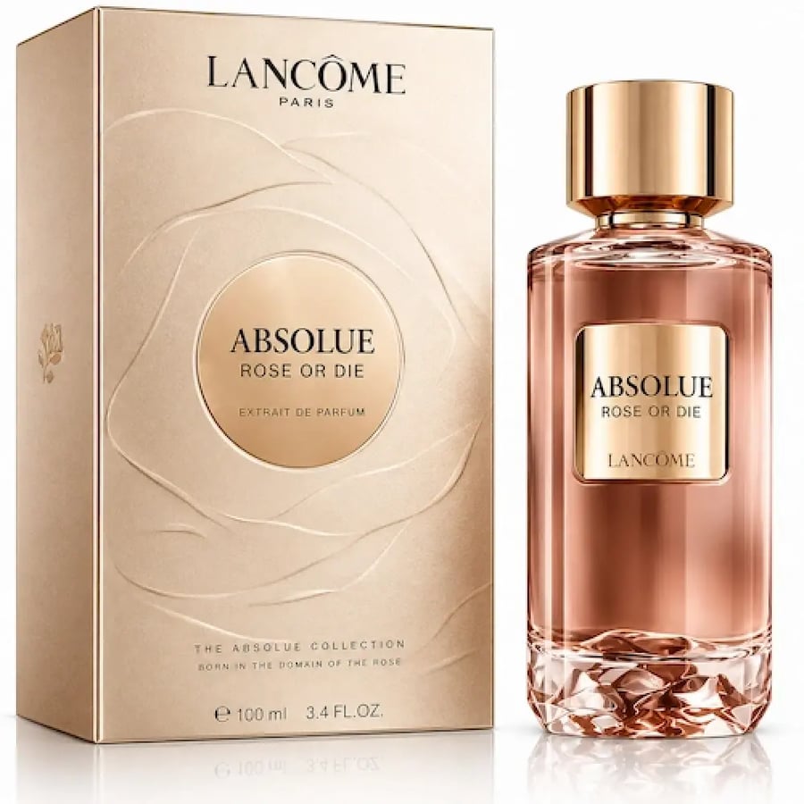 عطر لانكوم أبسولو روز أور داي أو دو بارفيوم 100 مل | Lancôme Absolue Rose Or Die EDP 100ml