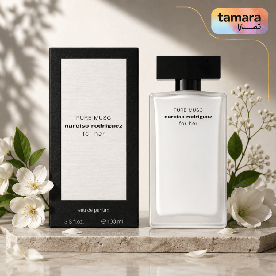 عطر نارسيسو رودريغيز بيور مسك للنساء 100 مل – أو دو بارفيوم | Narciso Rodriguez For Her Pure Musc Eau de Parfum 100ml