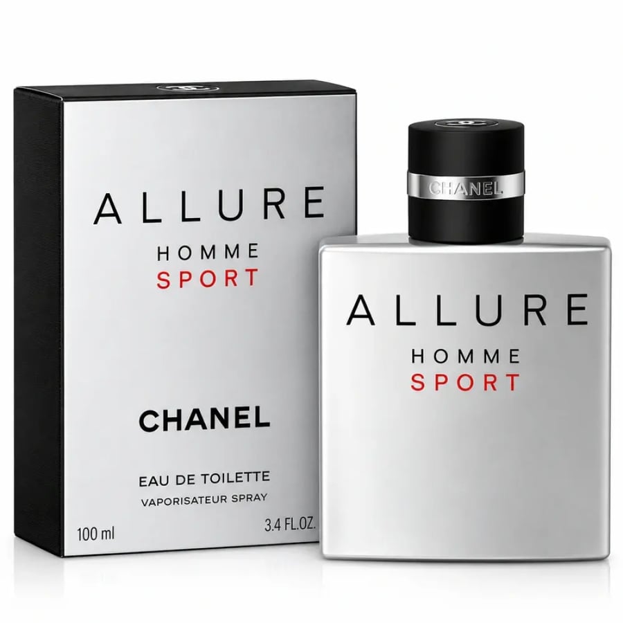 عطر شانيل ألور هوم سبورت للرجال أو دو تواليت 100 مل | Chanel Allure Homme Sport EDT 100ml