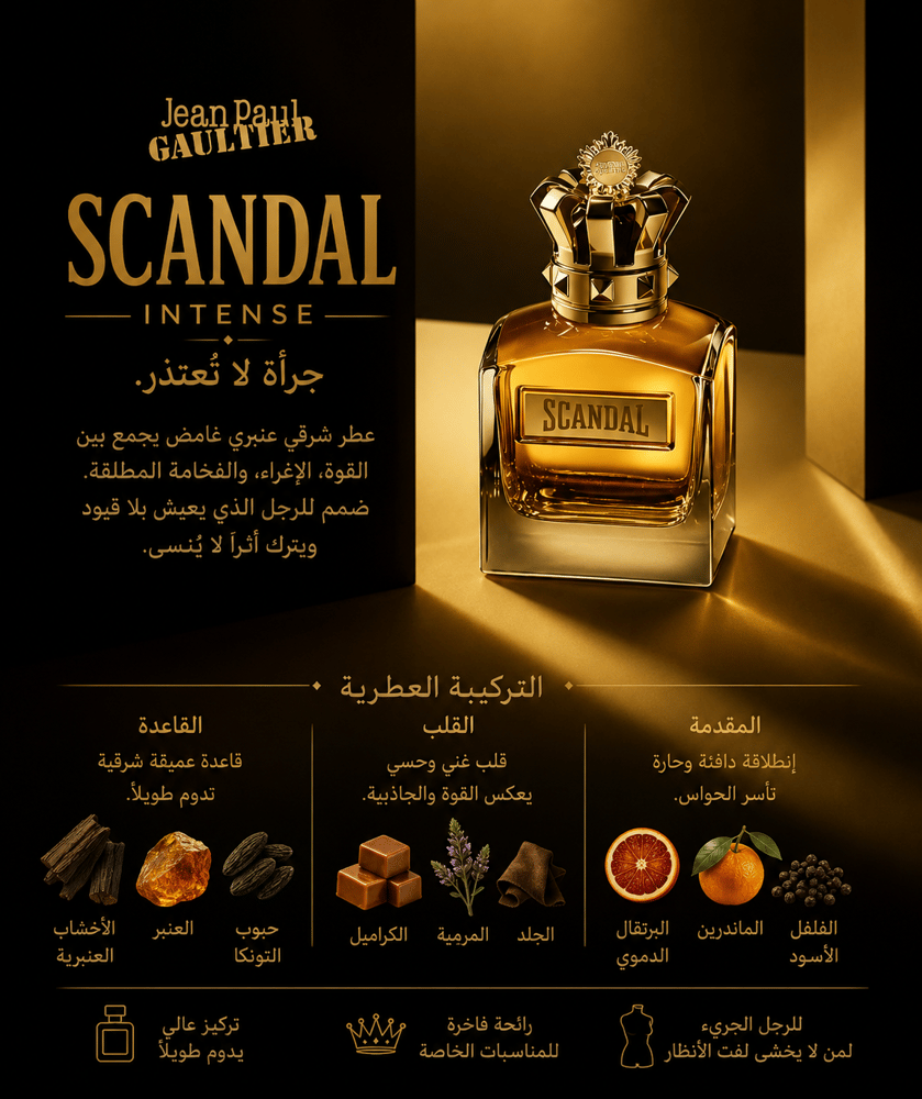 جان بول غوتييه سكاندل أبسولو - Jean Paul Gaultier Scandal Absolu Parfum Concentré