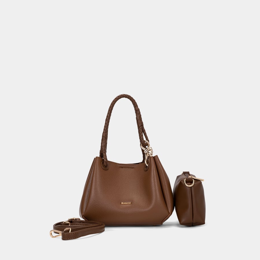 Elegant women's leather handbag from Bagco