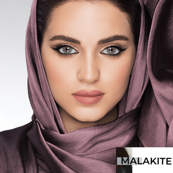 عدسات لاصقة ملونة مالاكيت من لنس مي - شهرية