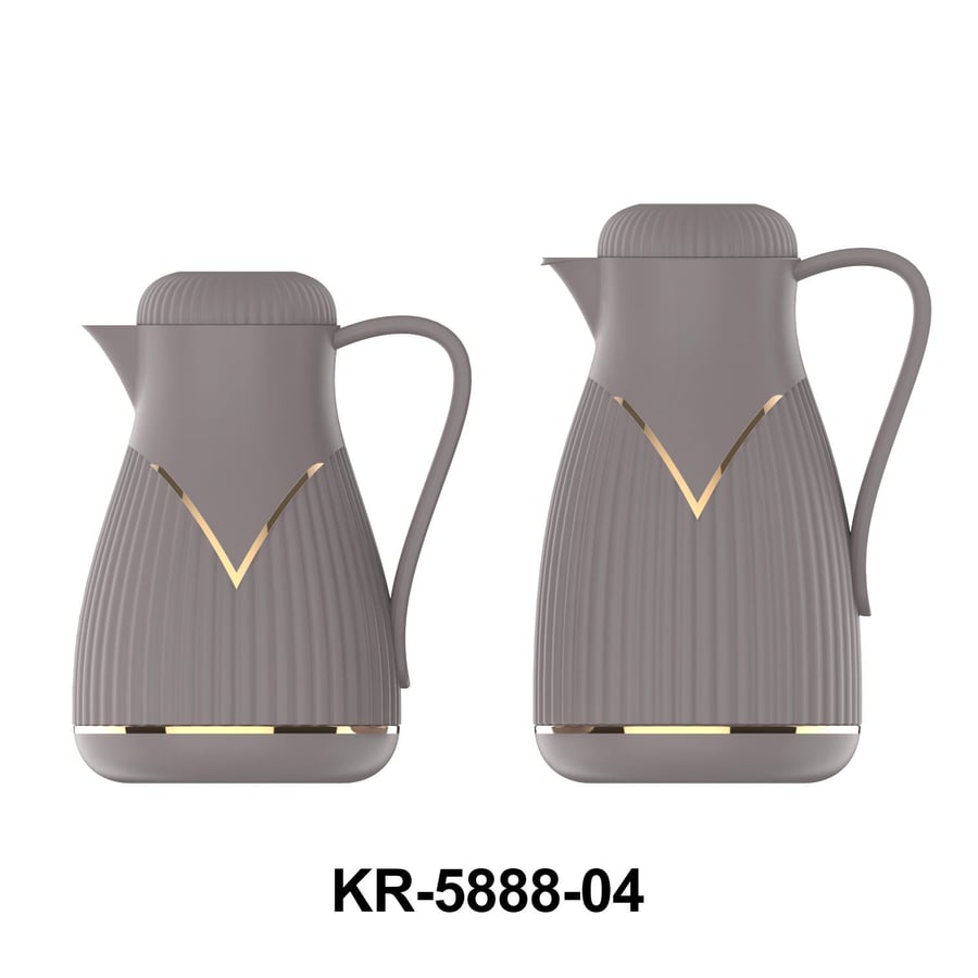 Tea and coffee samovar set, one liter and 600 ml, KR-5888-01