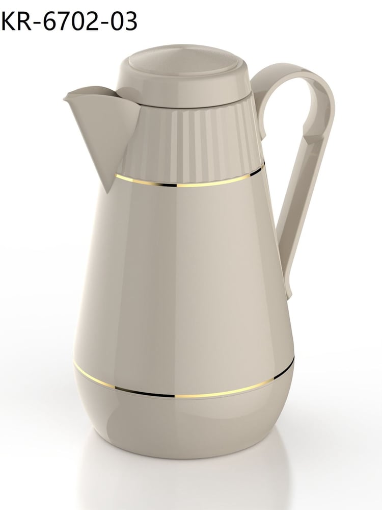 Thermos for tea and coffee, 1-liter, plain, KR-6702