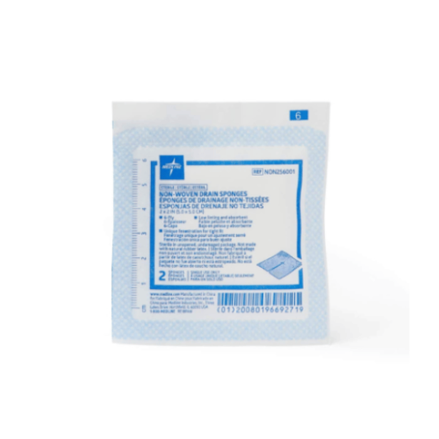 شاش حنجري معقم مقاس 4 * 4 عبوة 25 MEDLINE