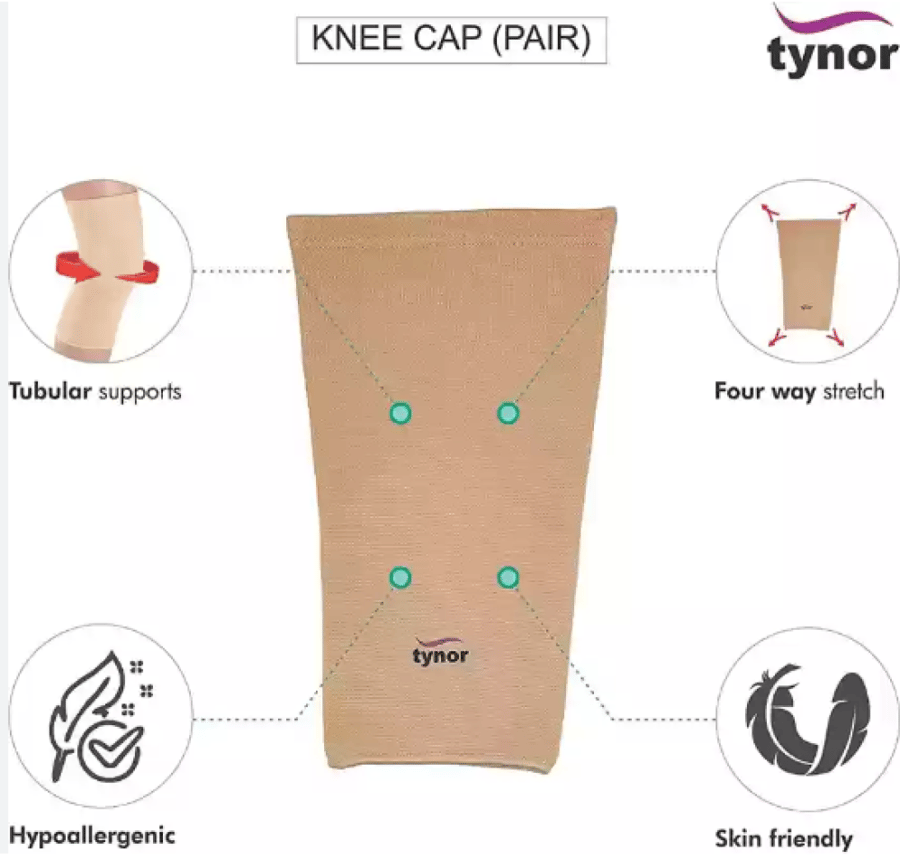 مشد للركبه 2 حبه موديل TYNOR D-04