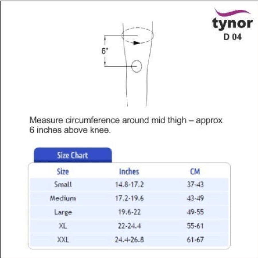 مشد للركبه 2 حبه موديل TYNOR D-04