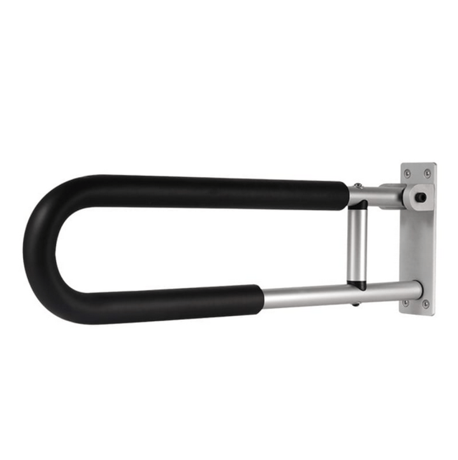 Aluminum bath stand rust-proof with leather for comfort model D33
