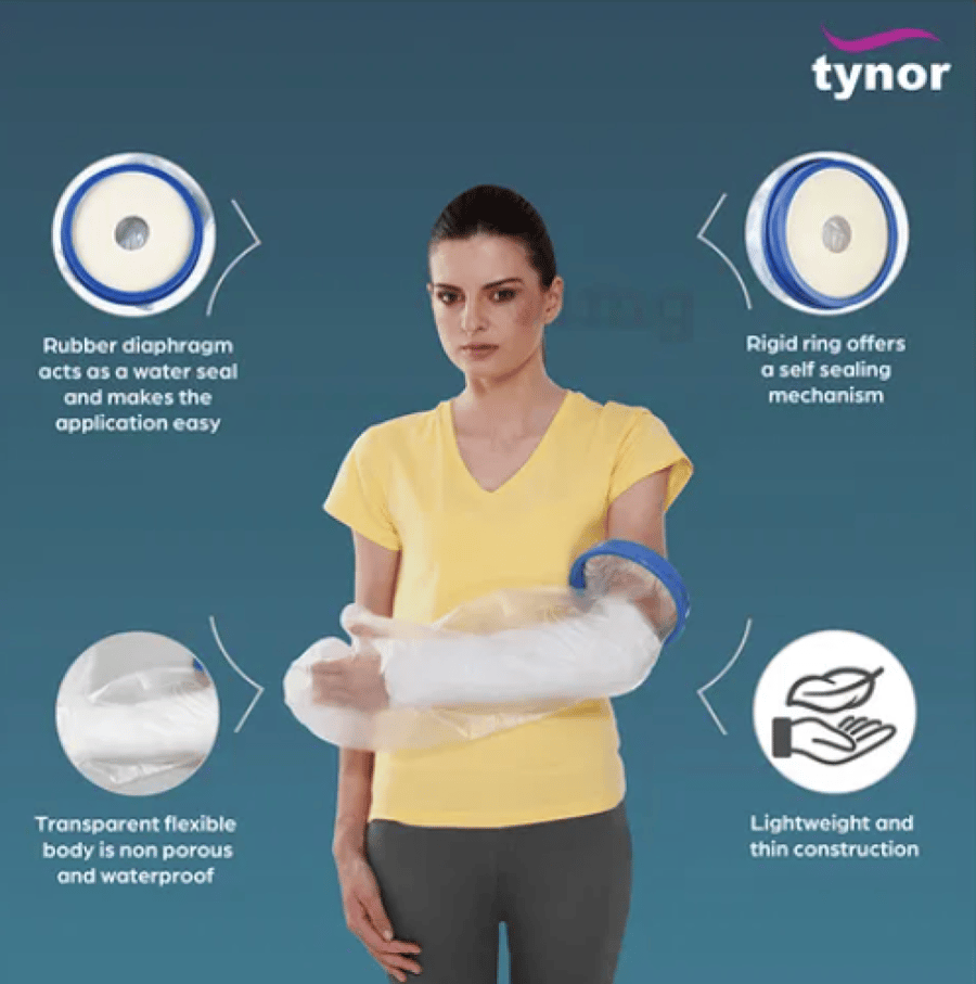 تينور حامي جبيرة للذراع مقاس مفتوح TYNOR C 19 CAST COVER ARM