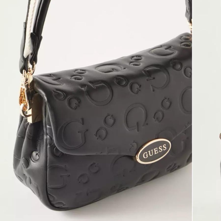 Guess Womens Oakbank Mini Crossbody Flap Crossbody Bag