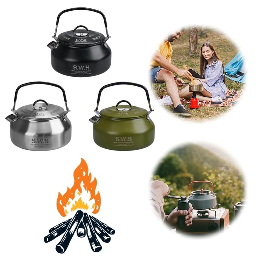 Kettle with a handle for travel