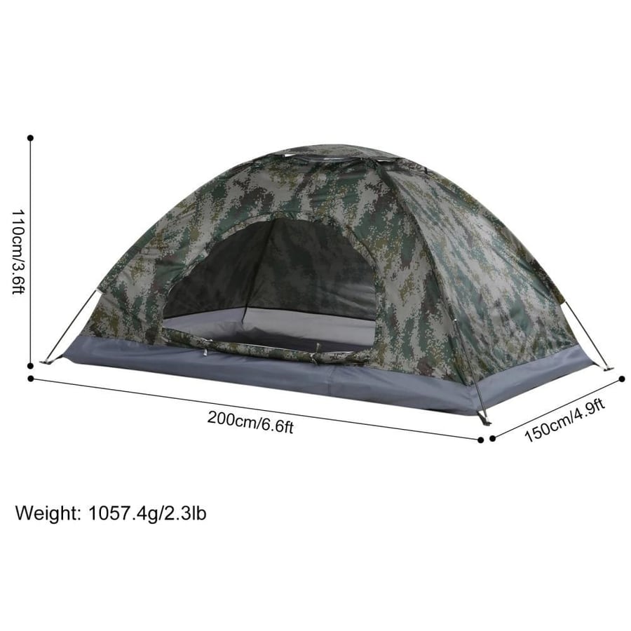 Lightweight camping tent