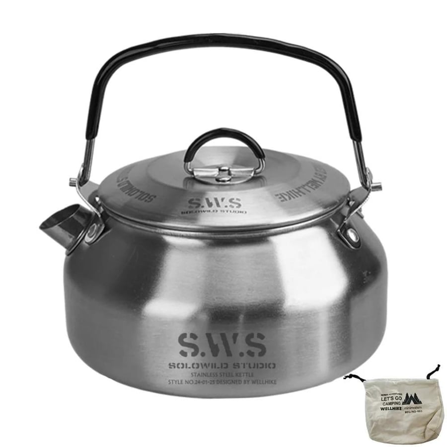 Kettle with a handle for travel