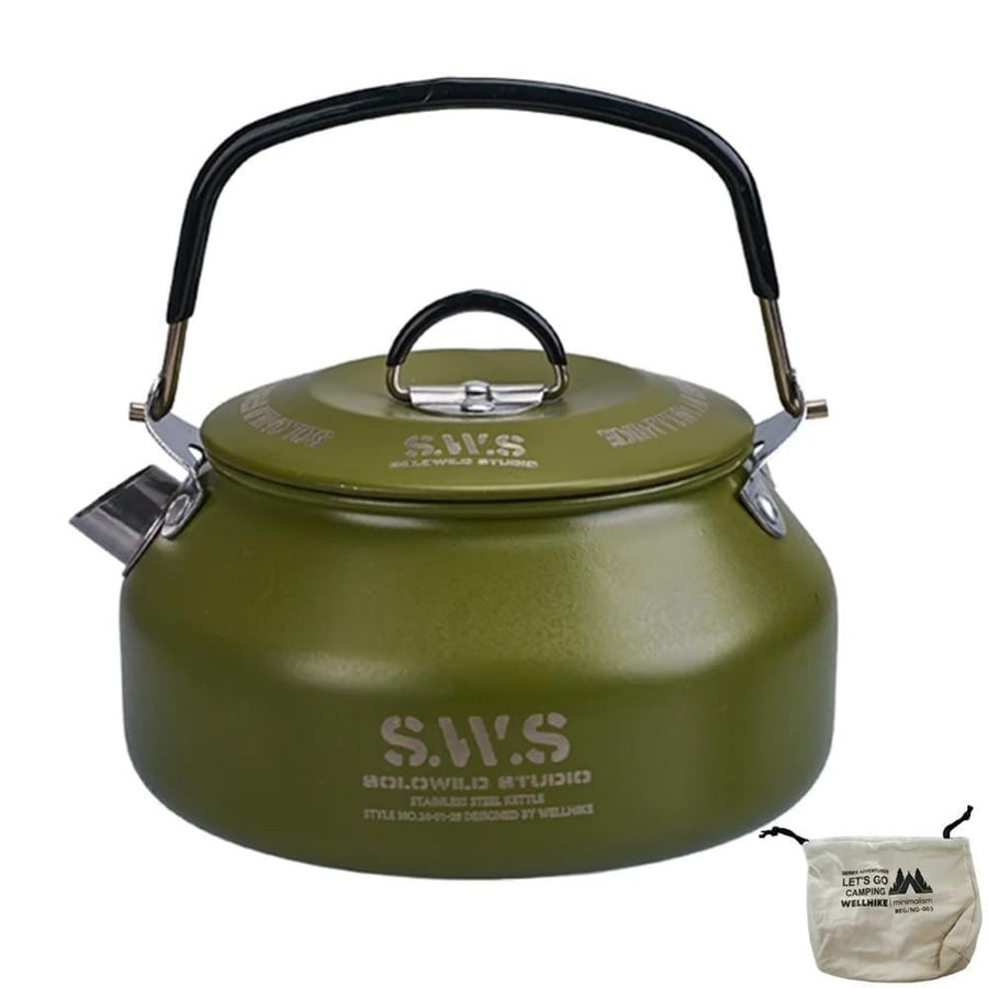 Kettle with a handle for travel