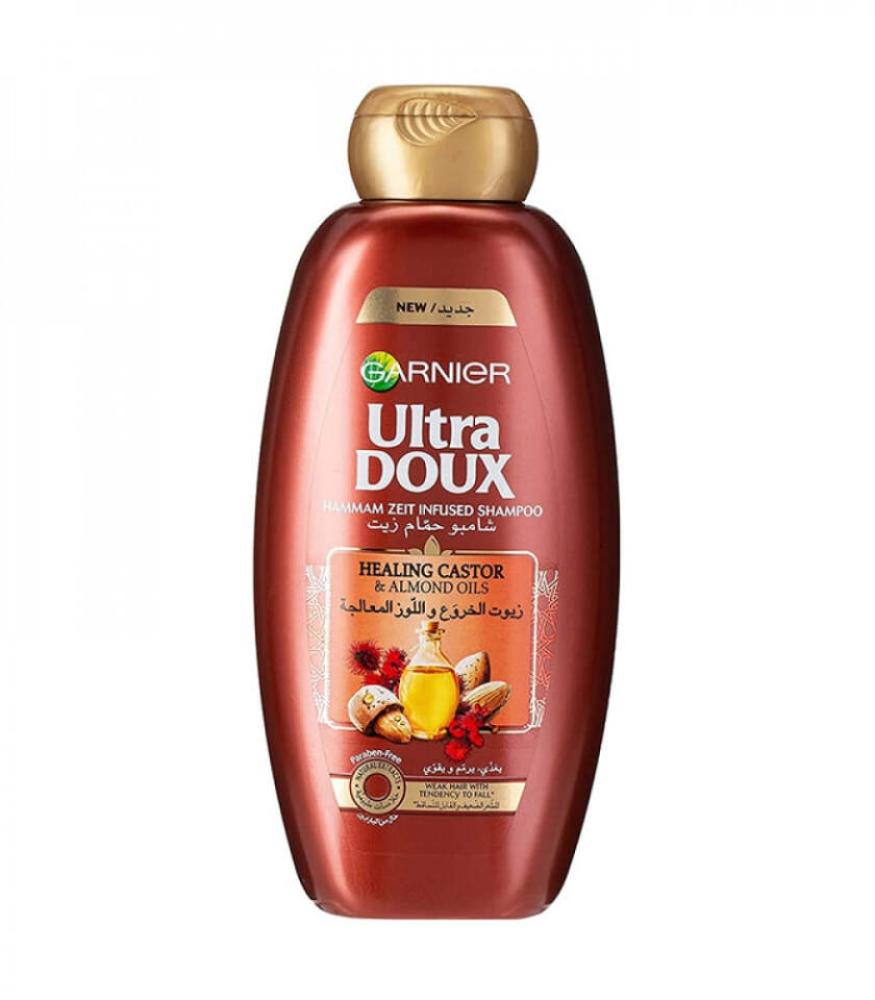 Garnier Ultra Dou Shampoo with castor oil and almond treatment 600 ml