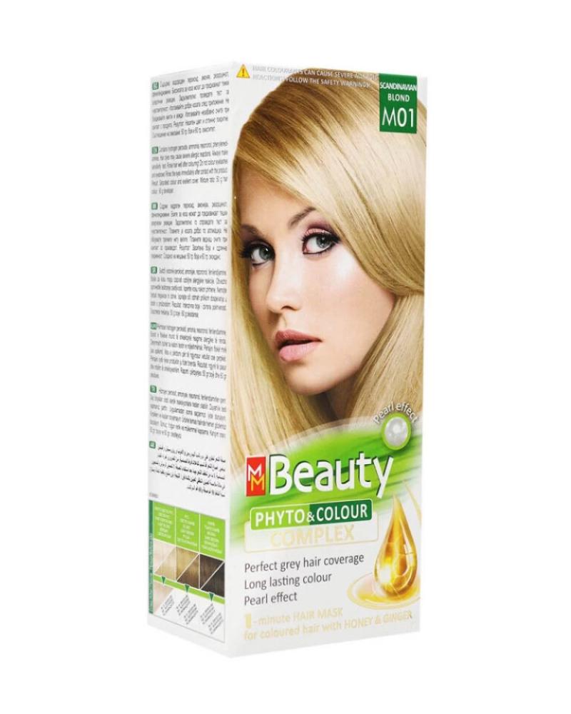 MM Beauty Vita & Color Complex Hair Dye M01 Scandinavian Blonde 125 grams