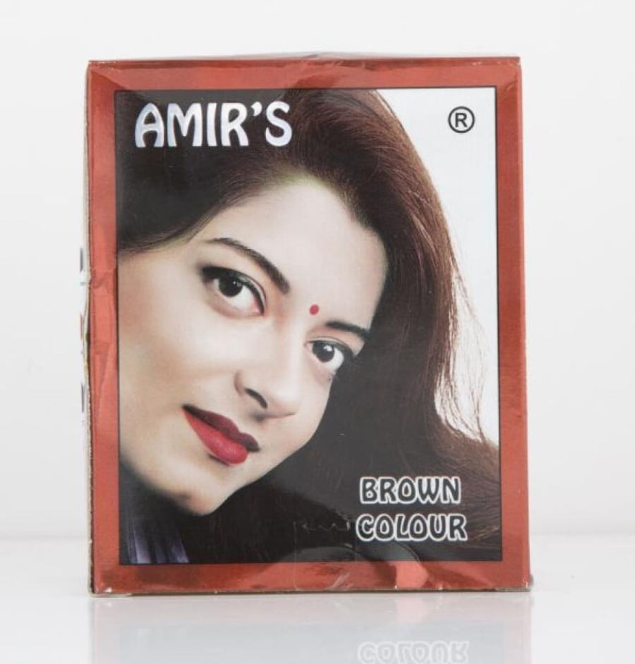 Amir hair dye with henna - brown