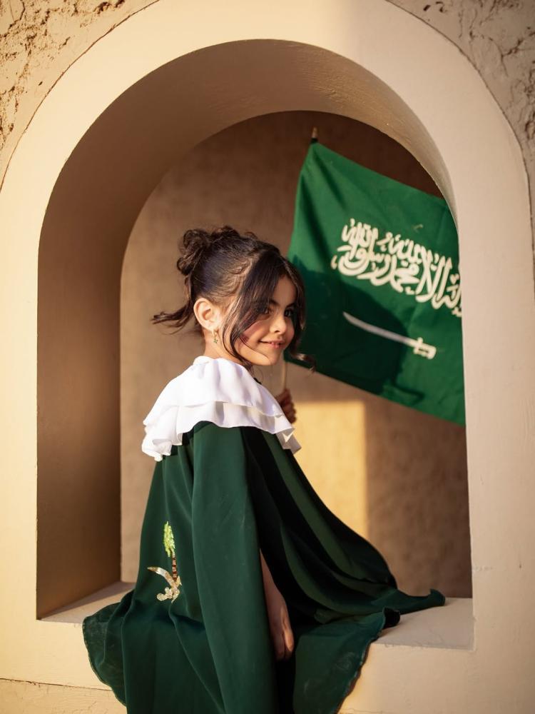 فستان اطفال اخضر ملكي