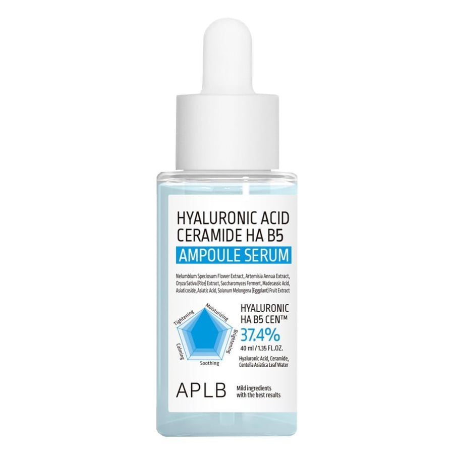 سيروم مرطب بالهيالورونيك اسيد والبانثينول و السيراميد 40مل APLB Hyaluronic Acid Ceramide HA B5 Ampoule Serum