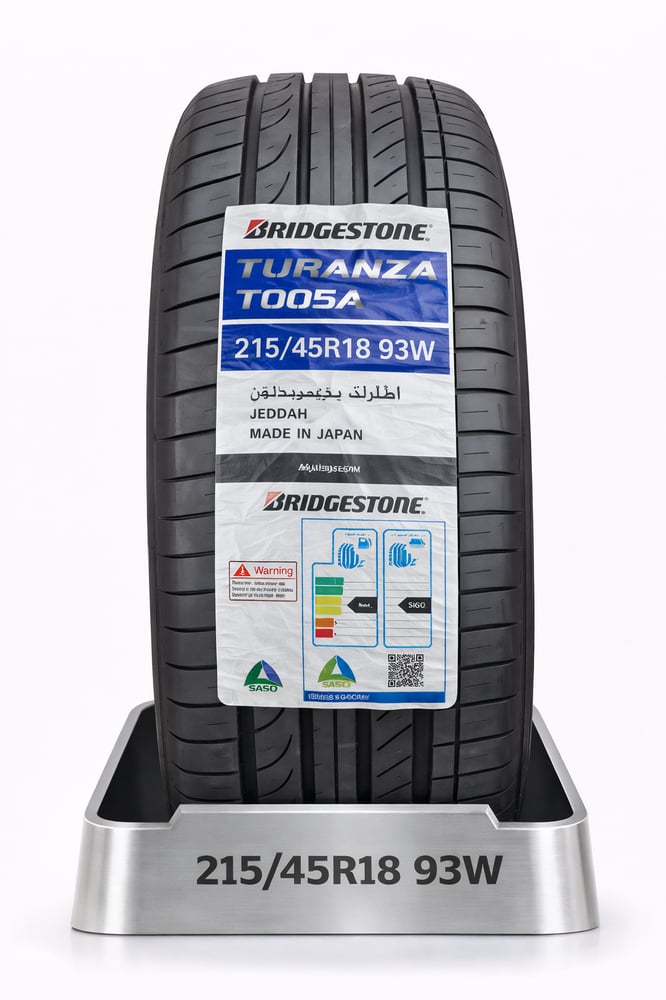 كفر Bridgestone 215 45R18 ثبات عالي وأداء موثوق