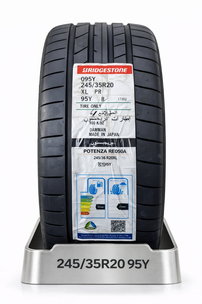 كفر Bridgestone 245 35R20 ثبات عالي وأداء موثوق