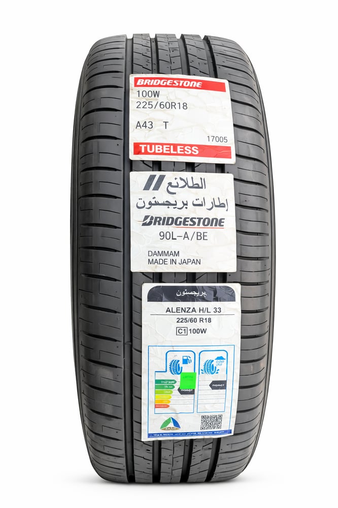 كفر Bridgestone 225 60R18 ثبات عالي وأداء موثوق