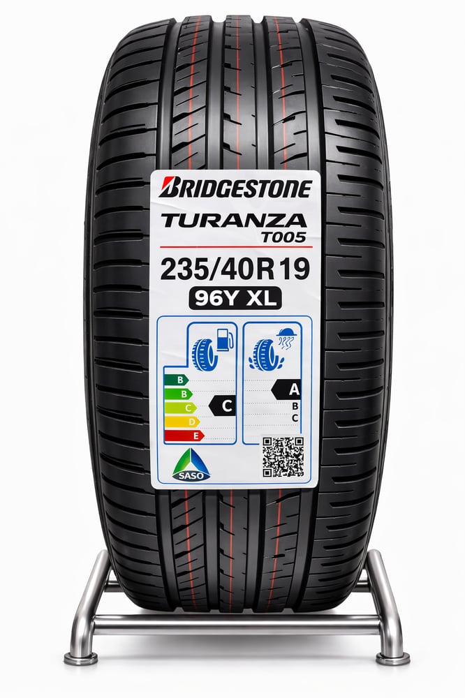 كفر Bridgestone 235 40R19 ثبات عالي وأداء موثوق