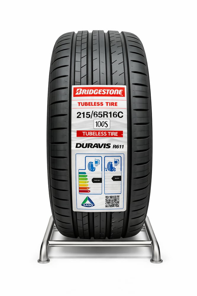 كفر Bridgestone 215 60R16 C ثبات عالي وأداء موثوق