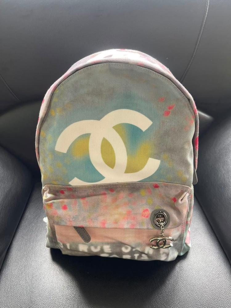 Chanel Graffiti Backpack vintage 2014