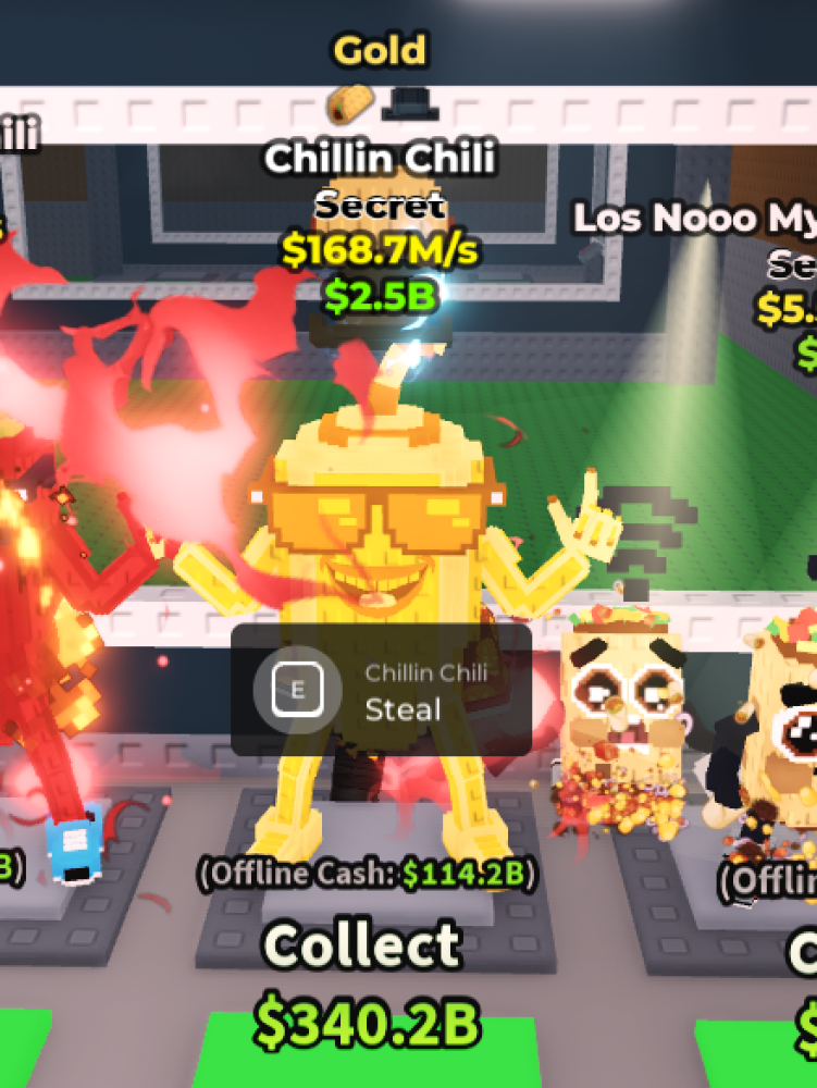 gold chllin chili 168.7M/s
