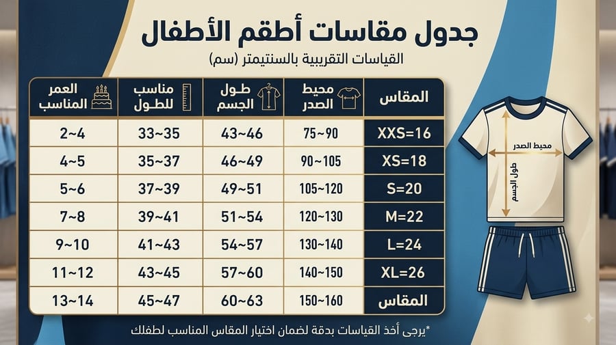 طقم برشلونة الاساسي أطفال.