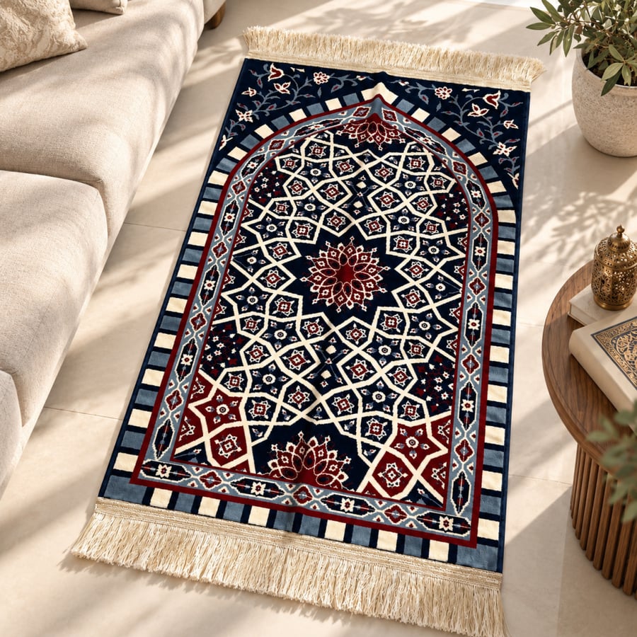 سجادة بنقوش اسلامية