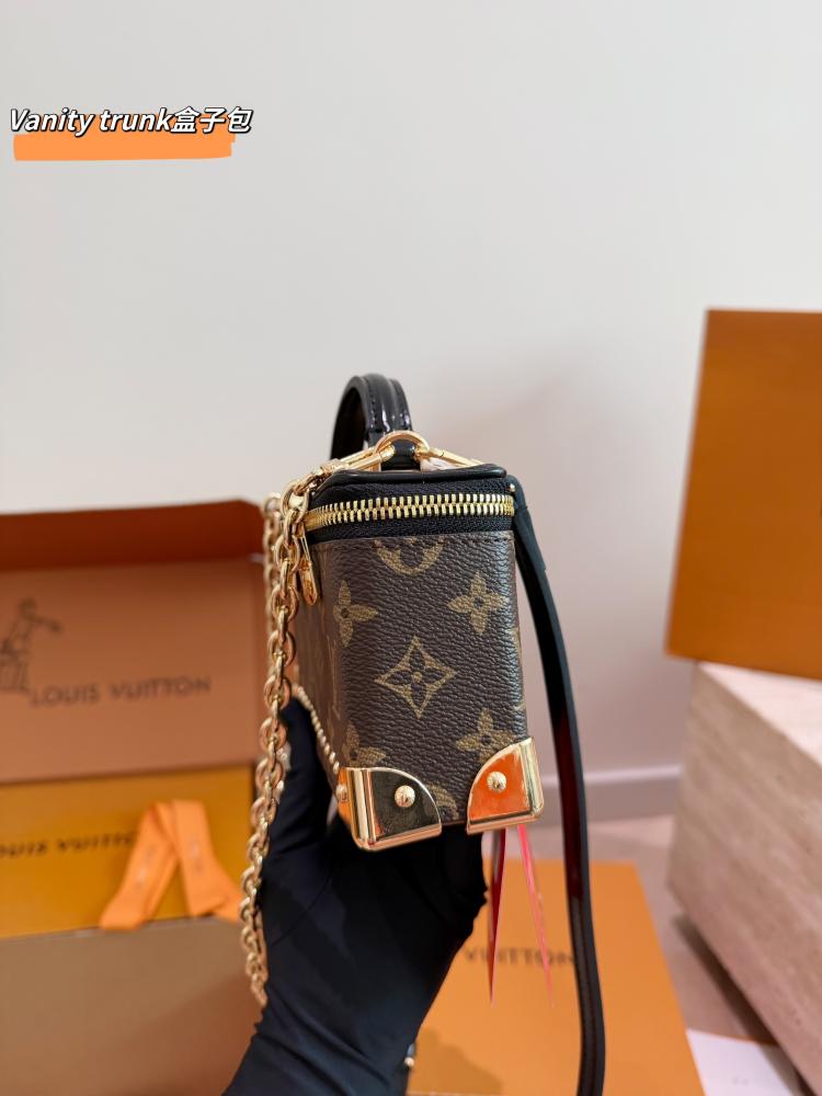 شنطة لويس فيتون فانيتي ترانك - Vanity Trunk بني