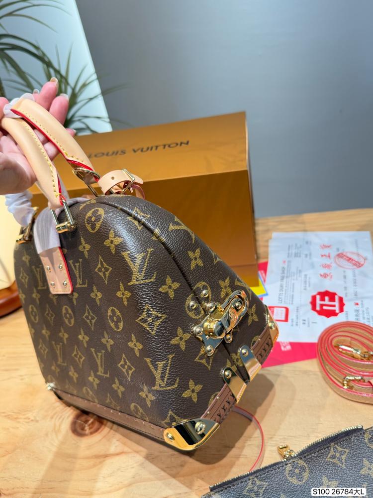 شنطة لويس فيتون ألما ترنك Alma Trunk كانفس مونوغرام بني 25 سم