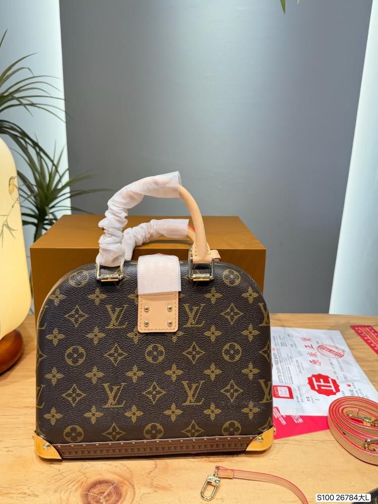شنطة لويس فيتون ألما ترنك Alma Trunk كانفس مونوغرام بني 25 سم