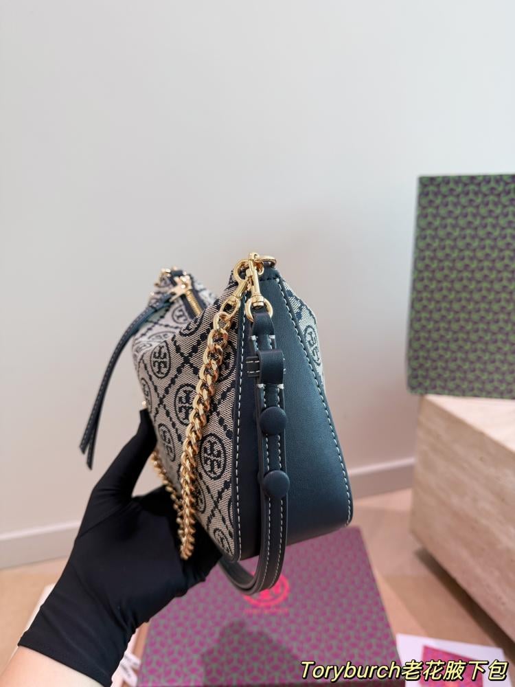 شنطة توري بورش T Monogram Hobo - تي مونوغرام هوبو نسائية