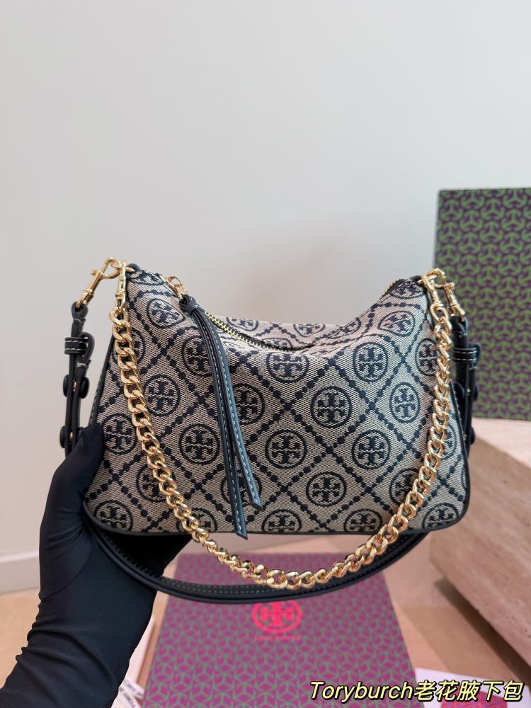 شنطة توري بورش T Monogram Hobo - تي مونوغرام هوبو نسائية