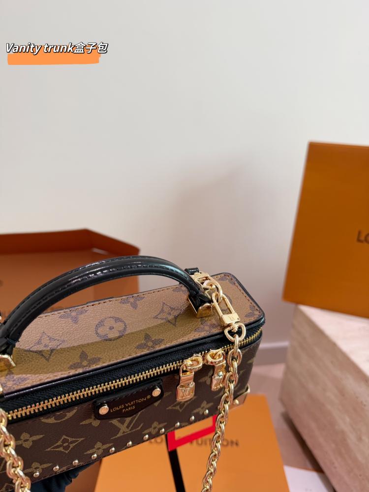 شنطة لويس فيتون فانيتي ترانك - Vanity Trunk بني