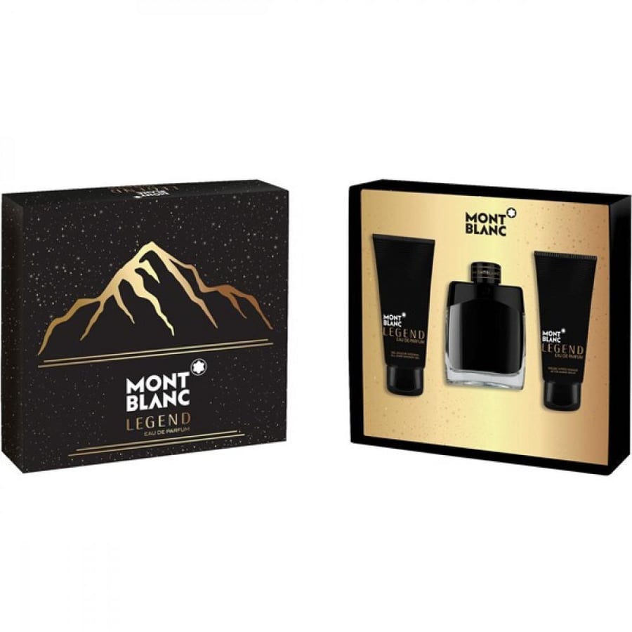 طقم مونت بلانك ليجند او دو بارفيوم (عطر 100مل+شاورجل 100مل+افترشف 100مل)