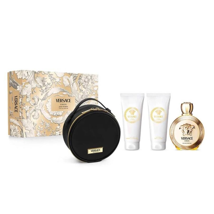 طقم فرزاتشي ايروس النسائي او دو بارفيوم (عطر 100مل+بودي لوشن 100مل+شاورجل 100مل+شنطة)