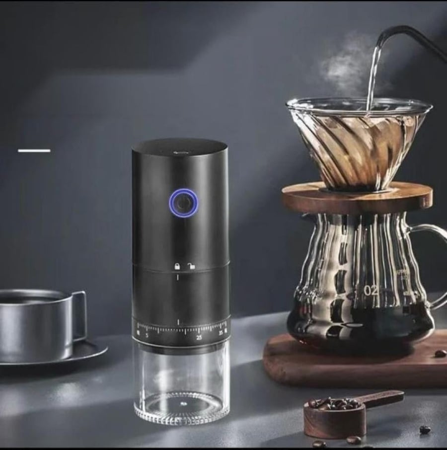 طاحونة كهربائية متنقلة V60 - قابلة للشحن | Grinder Electronic