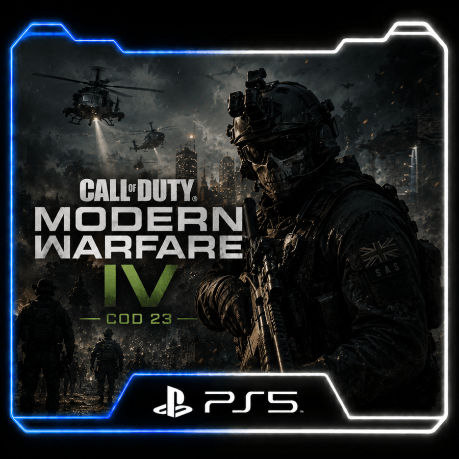 موديرن وارفير 4 كود 23 سوني 5 (بحسابك) | Modern Warfare 4 Cod 23 Ps5 (Primary)