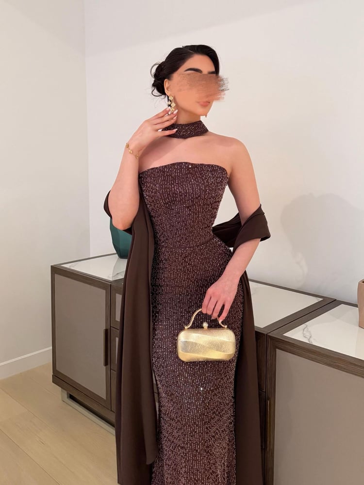 فستان سهرة طويل