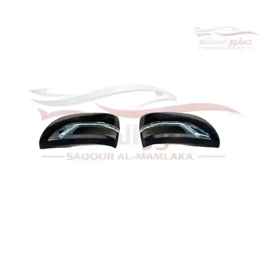 طقم أغطية مرايا جانبية لاندكروزر LC200 2016 2021 أبيض