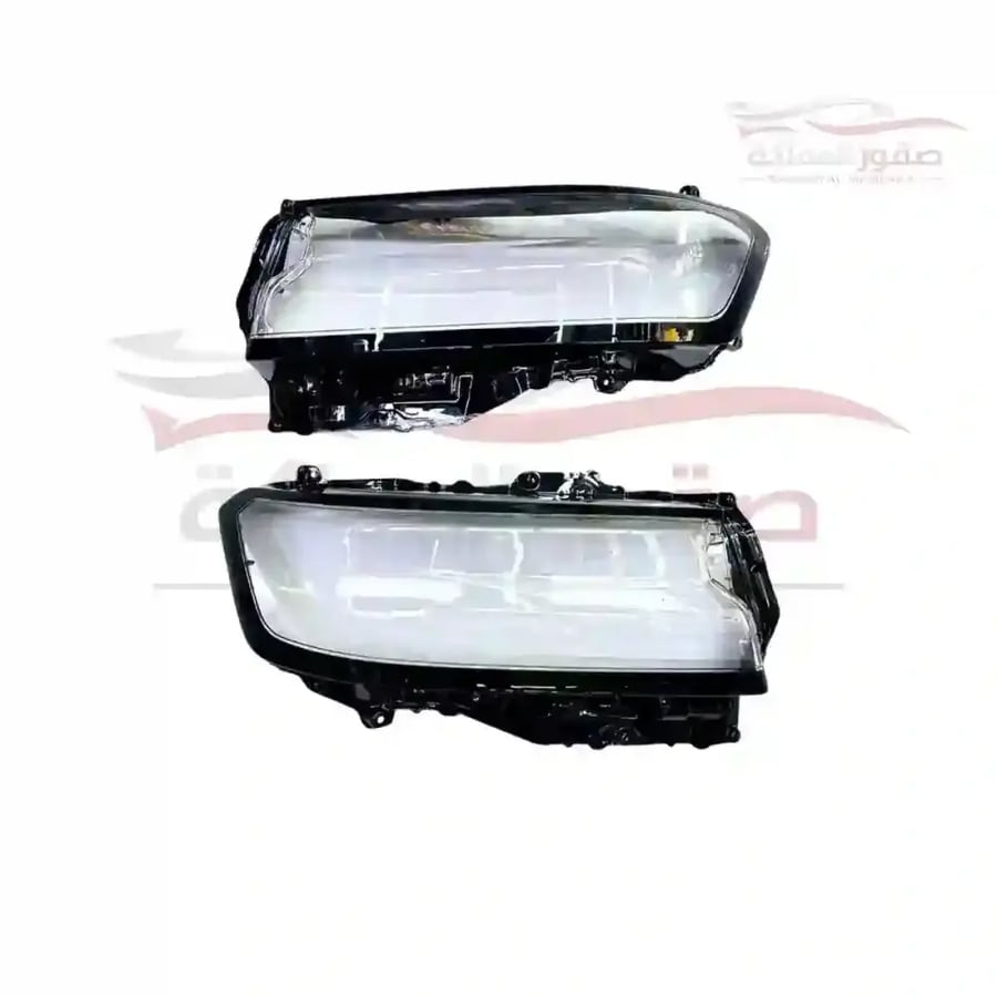 طقم أغطية عدسات شمعات لاندكروزر LC300 2022 2026 شفاف