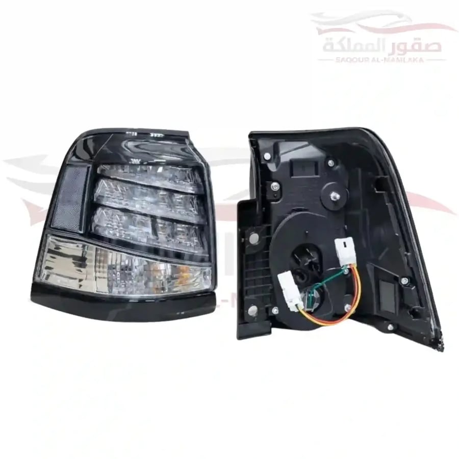 طقم اصطبات خلفية LED شفافة لكزس LX570 – 4 قطع – تفاصيل القطعة