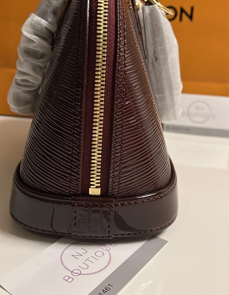 LV BAG ALMAA عنابي BB